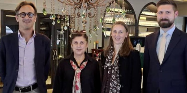 Nûnerên MSD`ê li Helebê bi şandeyeke Almanî re civiya