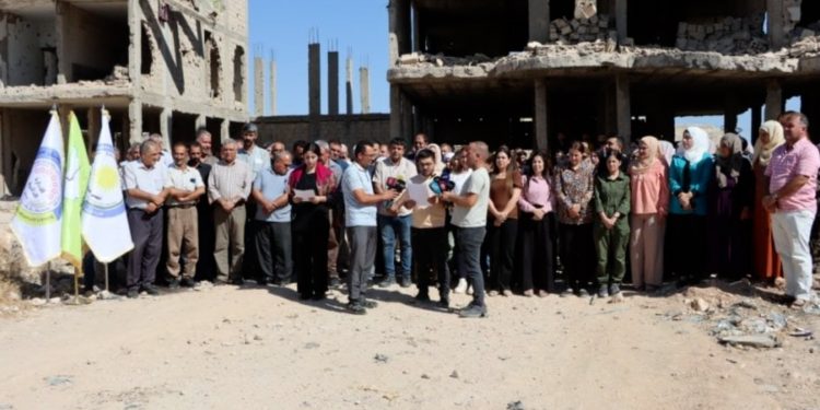 Rêveberiya kantona Firatê bi boneya salvegera êrişa li dijî Kobanê daxuyanî da