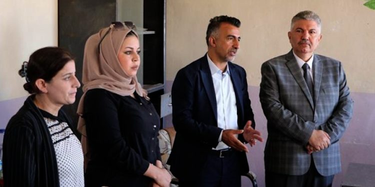 MSD’ê serdana koçberên Efrînê yên li Hesekê kir