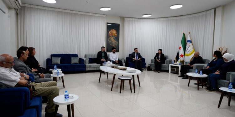 Şandeyek civakên sivîl yên Ewropayê serdan herêmê kir