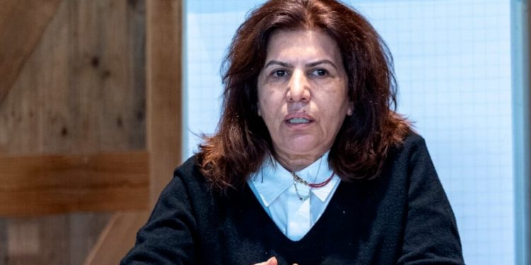 Hevseroka KCDK-E Zubeyde Zumrut banga tevlîbûna meşa 8’ê Mijdarê li Kolnê kir