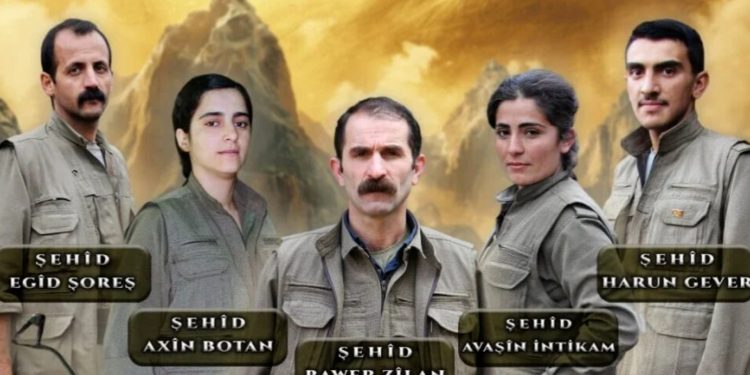 HPG’ê nasnameya 5 Gerîlayên şehîd eşkere kir
