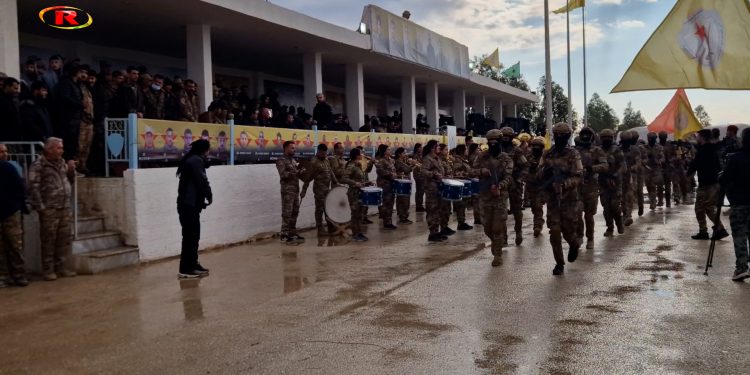 Li Hesekê dewreyeke Perwerdê ya 350 Leşkerên Erka Xweparstinê bi dawî bû