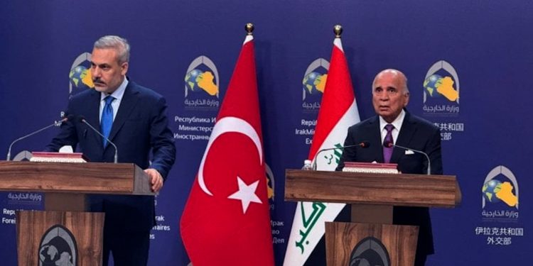 Hakan Fîdan li Bexdayê careke din dijbertiya Kurdan kir