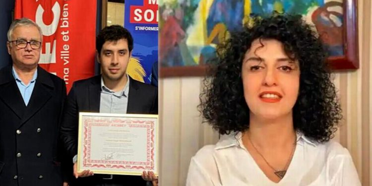 Şaredariyek Fransayê hemwelatiya rûmetê da Nêrgiz Mihemedî