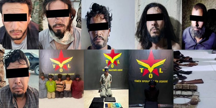 QSD’ê di meha Cotmehê de li dijî DAIŞ 6 operasyon li darxistin