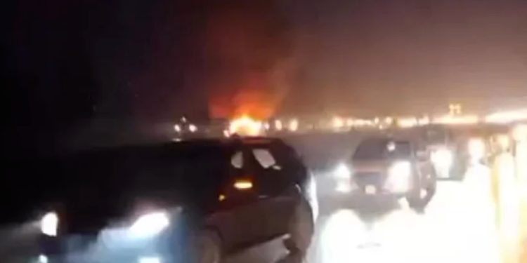 Li ser rêya Heleb-Şamê erebeyek teqiya
