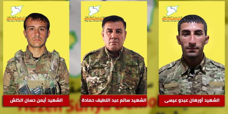QSD: Hevrêyên me Salim, Eymen û Orhan şehîd bûn