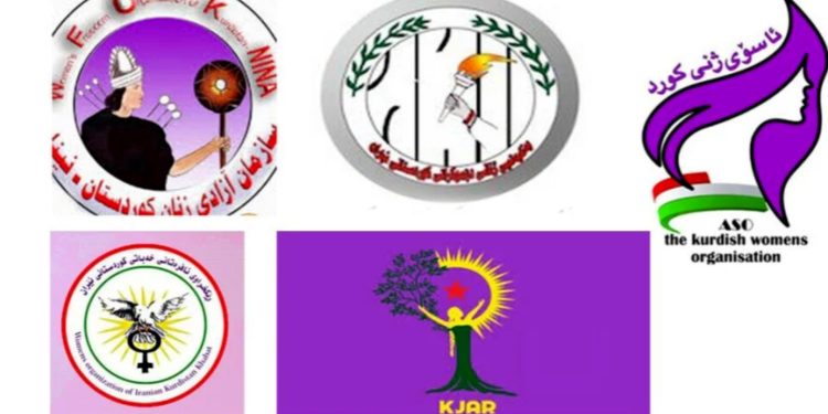 5 tevgerên jinan êrişên li dijî xwepêşandêran şermezar kirin
