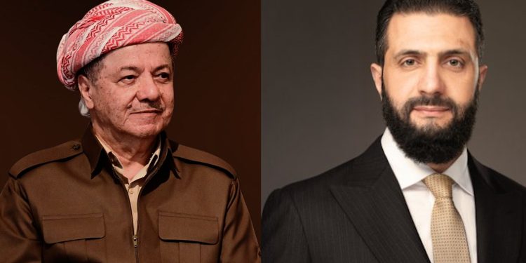 Barzanî û Şeri axivîn: Behsa pêşketinên siyasî hat kirin