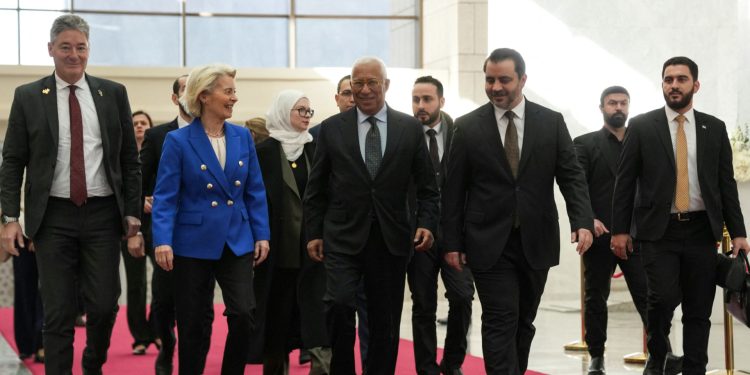 Şandeyeke bilind a Yekîtiya Ewropayê li Şamê ye