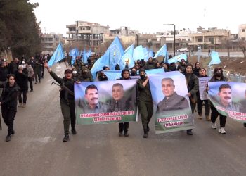 Bi hezaran şêniyên Dêrikê fermandar Ziyad Heleb û hevalên wî bi bîr anîn