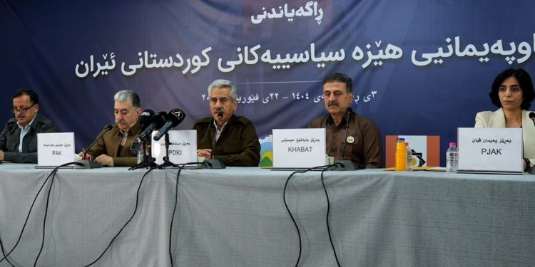 Li Rojhilatê Kurdistanê 5 Partiyên siyasî hevpeymanek ava kir