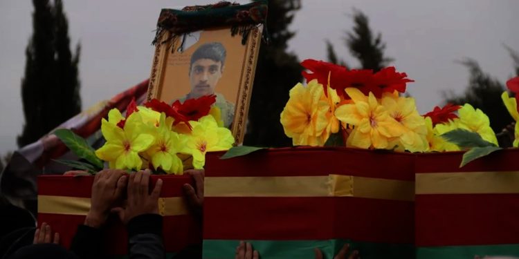 Cenazeyên şehîd Şivan, Berxwedan û Bîrhat spartin axê