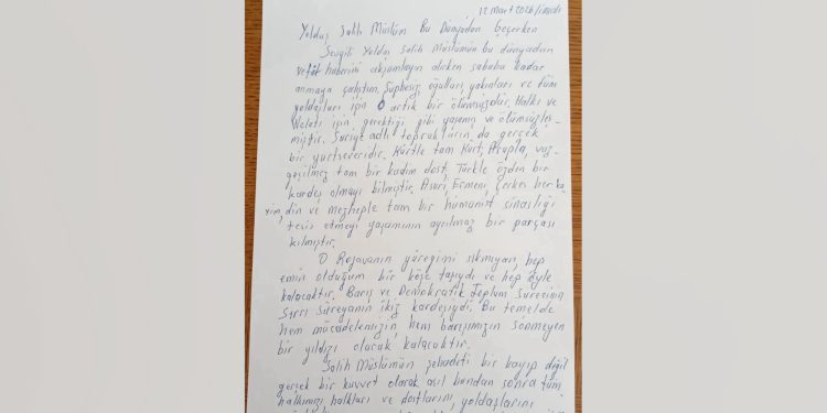 Rêber Abdullah Ocalan: Salih Muslim kevirê bingehîn ê dîwarê Rojava bû