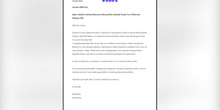 AVA Media: Platform wêneyên Ocalan asteng dikin