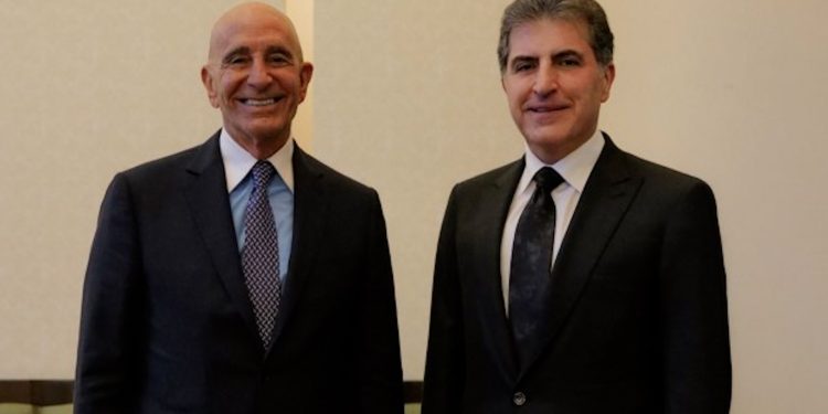 Nêçirvan Barzanî bi Tom Barrack re li Forûma Antalyayê hevdîtin kir