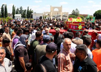 Cenazeyê şehîd Fayîz Ebdî bi merasîmekê hat veşartin