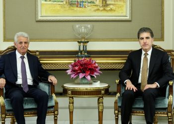 Serokê herêma Kurdistanê Nêçîrvan Barzanî pêşwaziya şandeyek Enks’ê kir