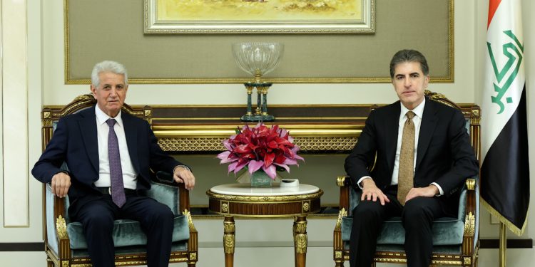 Serokê herêma Kurdistanê Nêçîrvan Barzanî pêşwaziya şandeyek Enks’ê kir