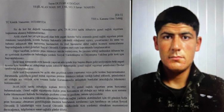 Aydogan ê ku beriya 7 salan li Efrînê şehîd bû deynê prîmê lê hat birîn