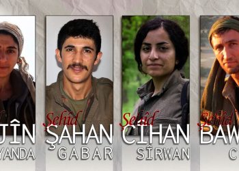 YRK’ê nasnameya 4 şehîdên yên li Mihabadê şehîd bûne ragihand